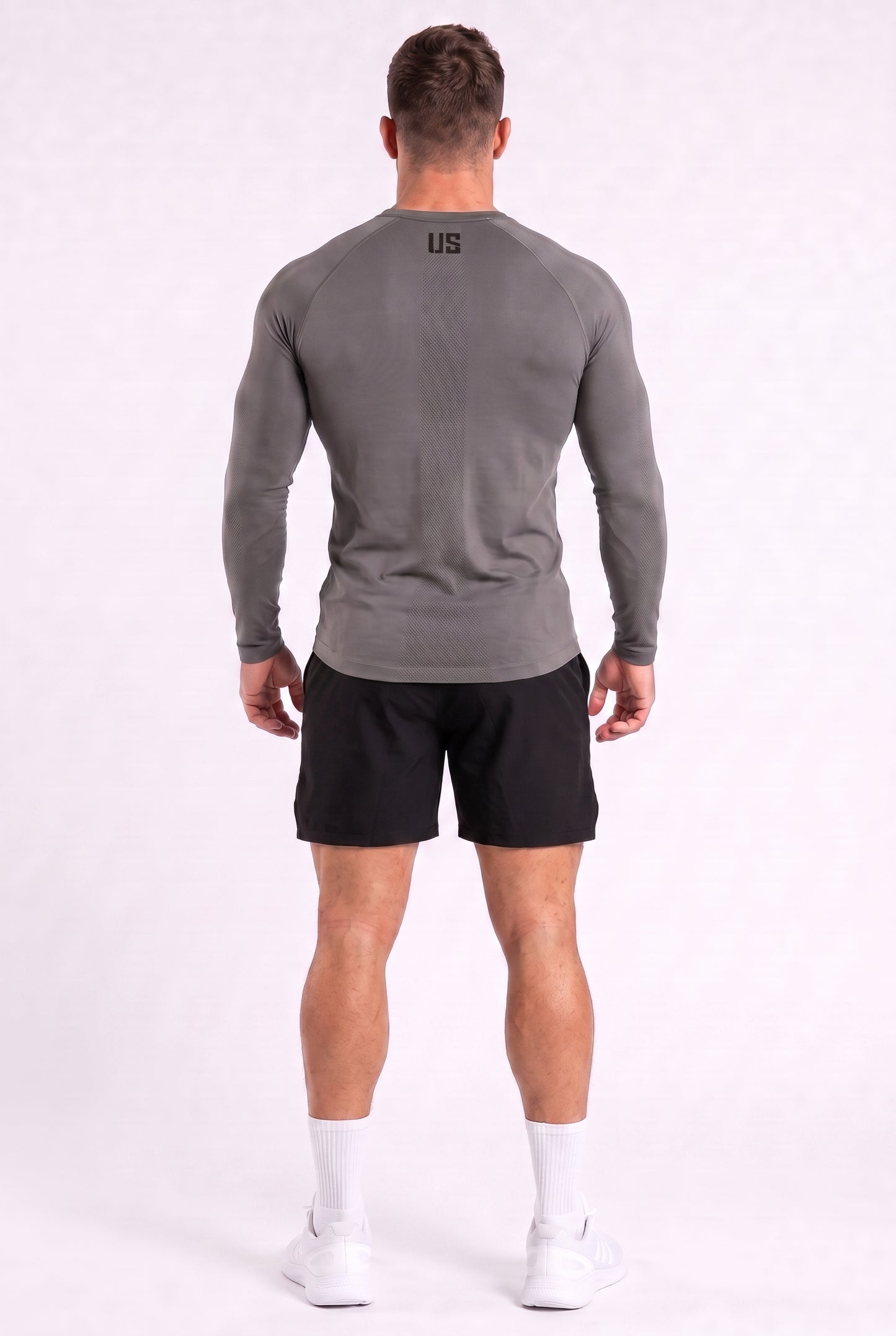Longsleeve bezszwowy techniczny PRO grafitowy Columbia II