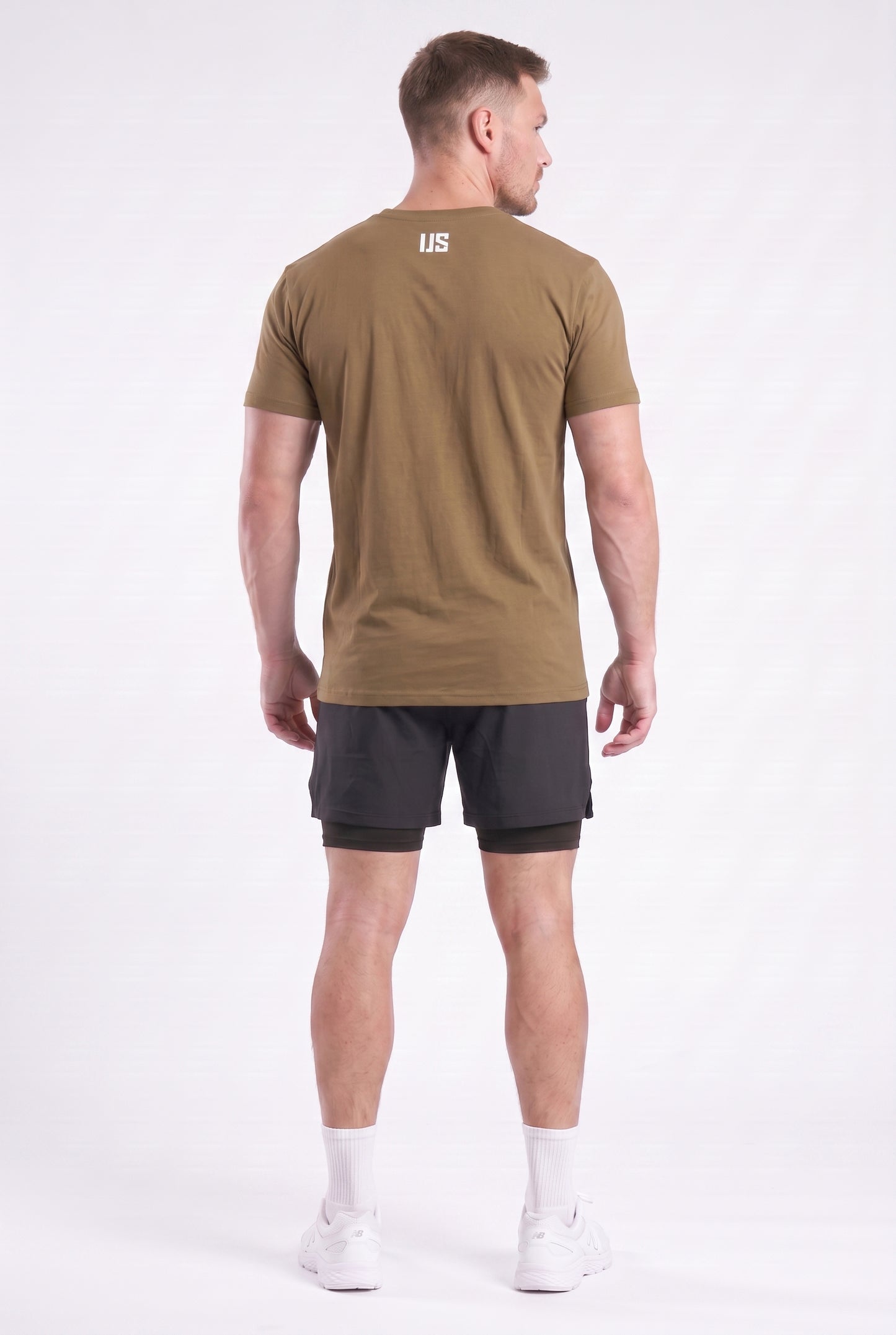 T-shirt bezszwowy bawełniany khaki US Tampa