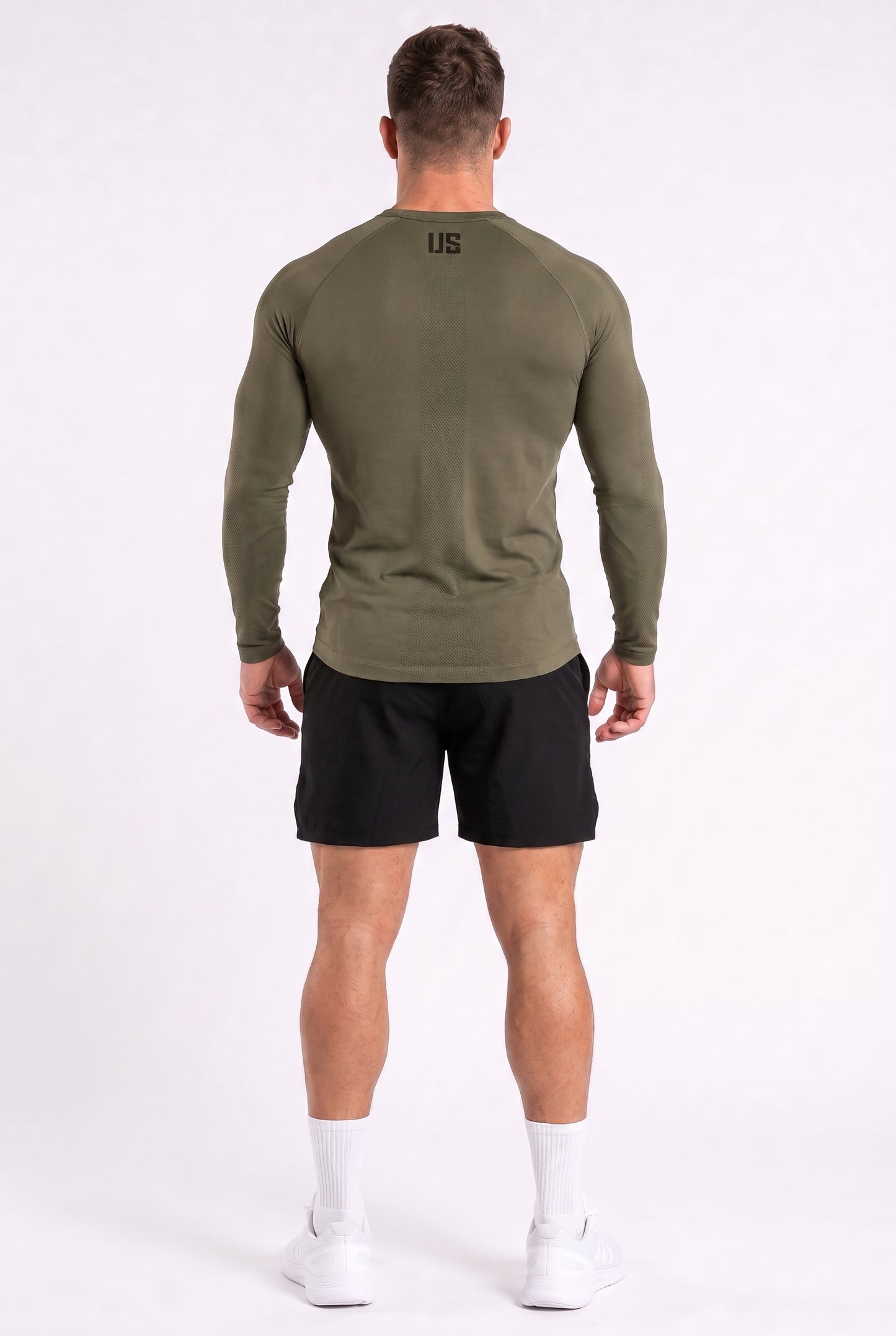 Longsleeve bezszwowy techniczny PRO force green Columbia