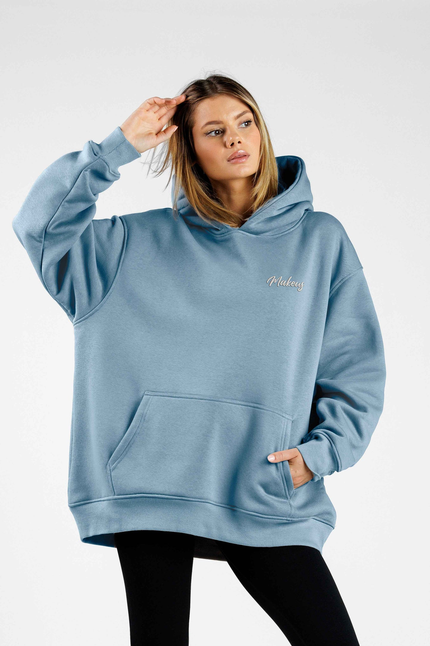Bluza dresowa oversize ciemny niebieski ONE SIZE Tofty
