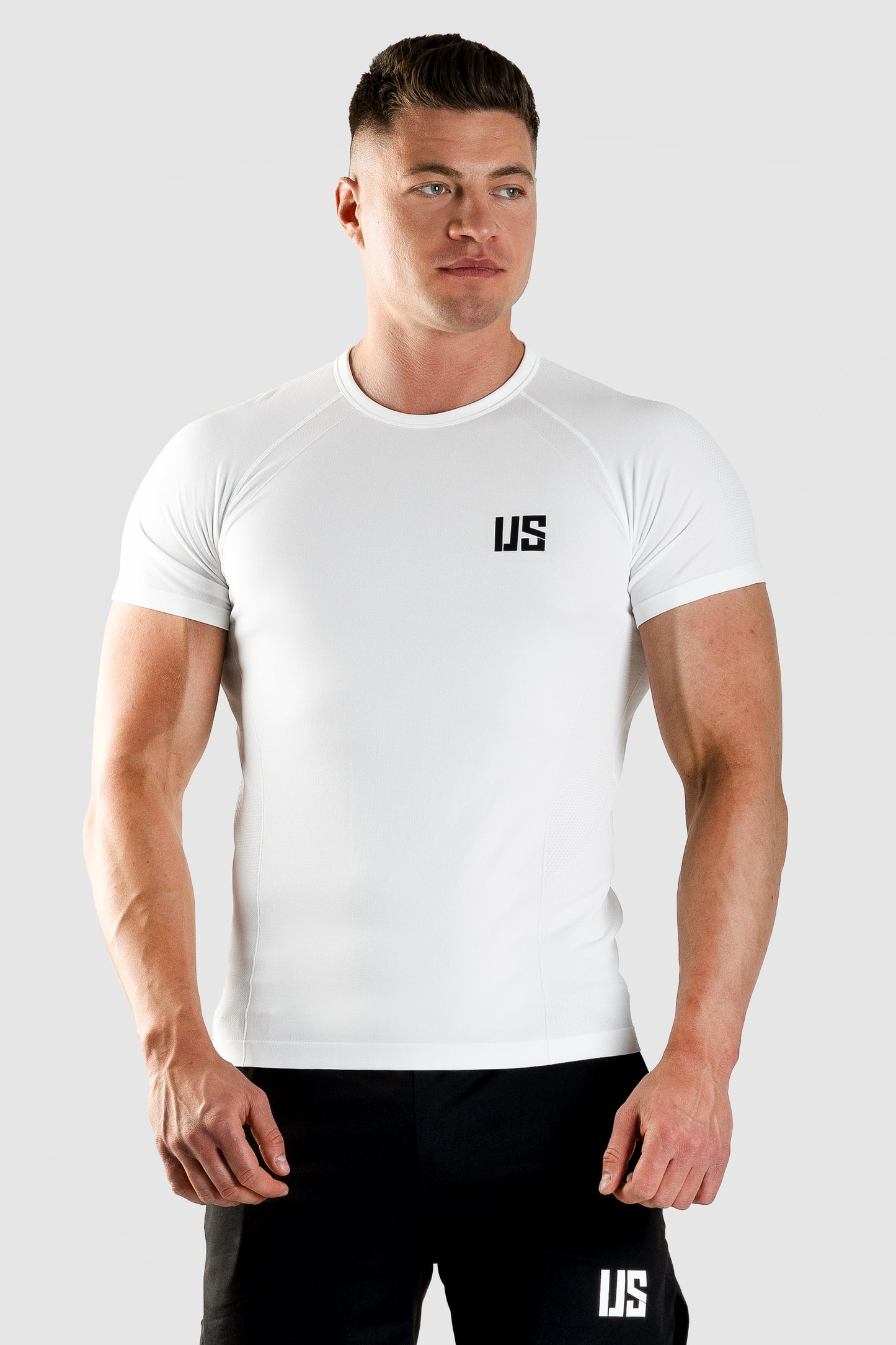 T-shirt bezszwowy techniczny biały Colorado