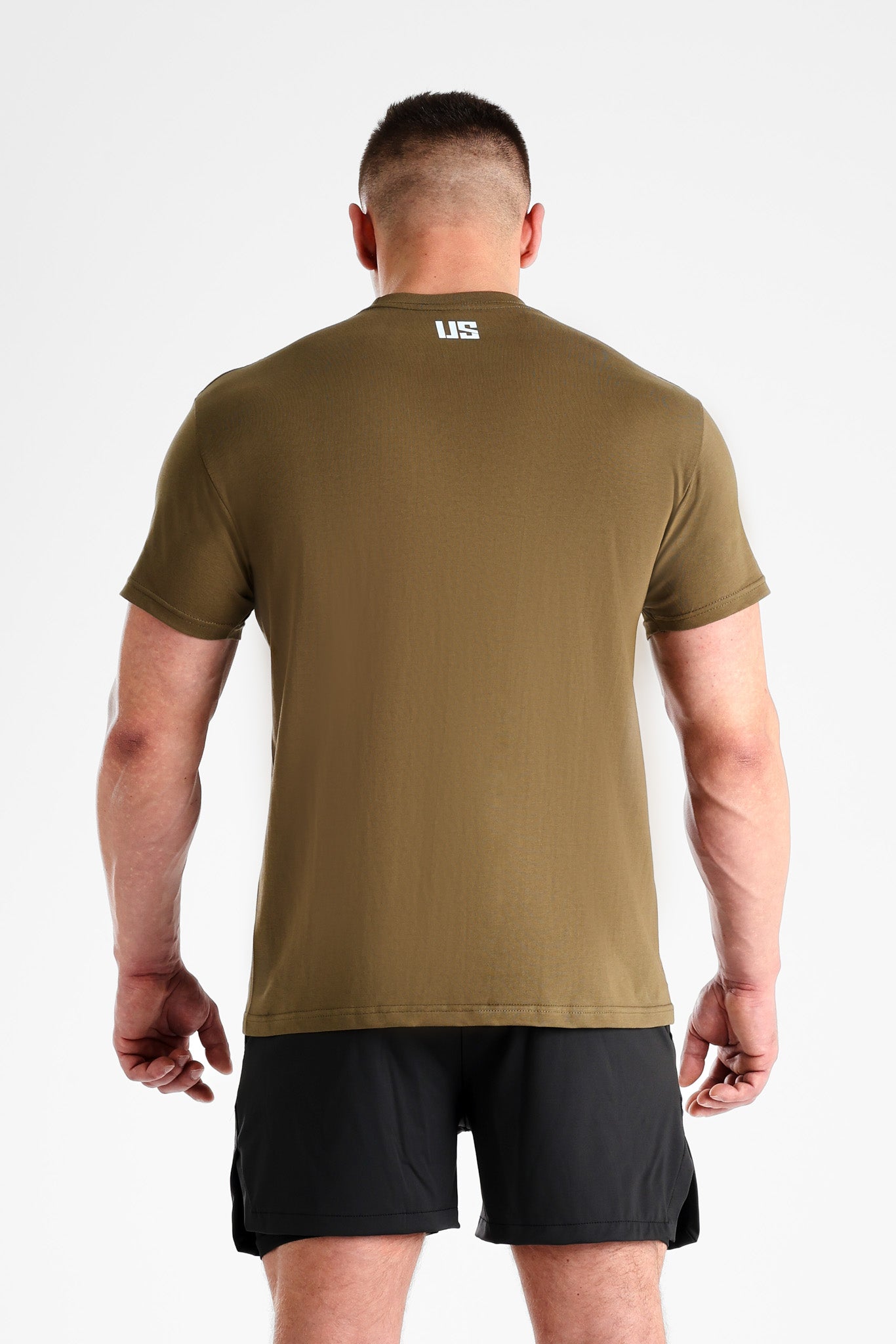 T-shirt bezszwowy bawełniany khaki US Tampa