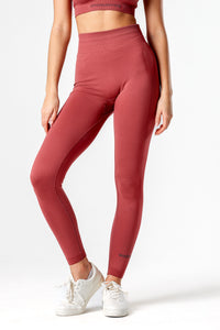 Legginsy bezszwowe PUSH UP PRO różowe Georgia