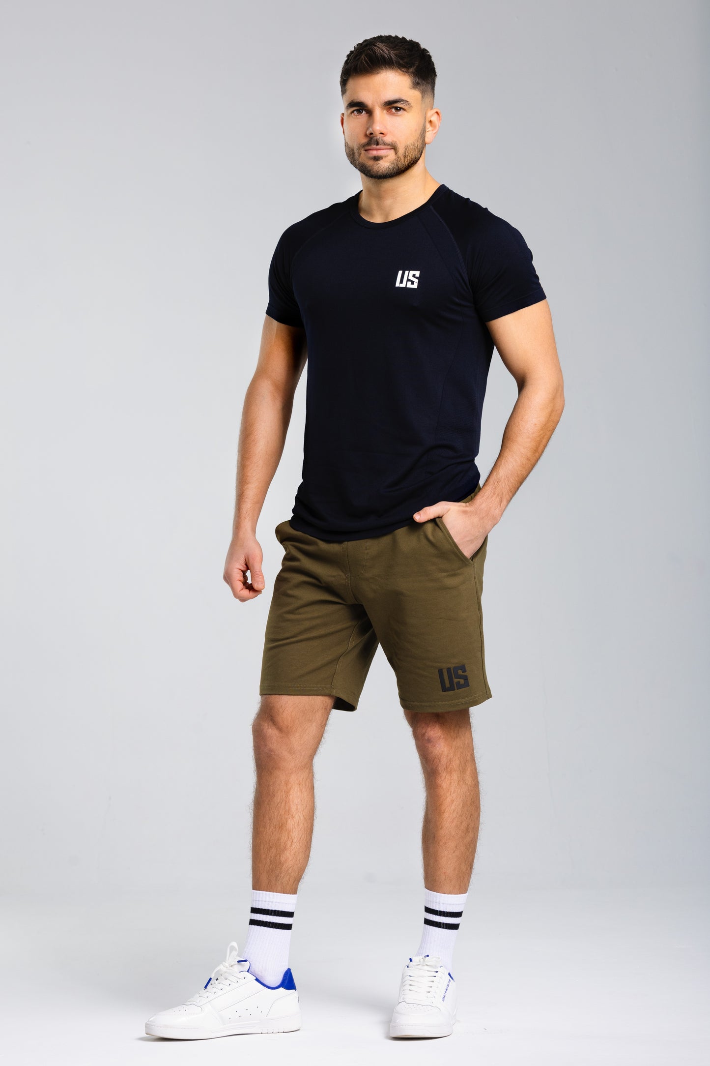 T-shirt bezszwowy techniczny granatowy Colorado