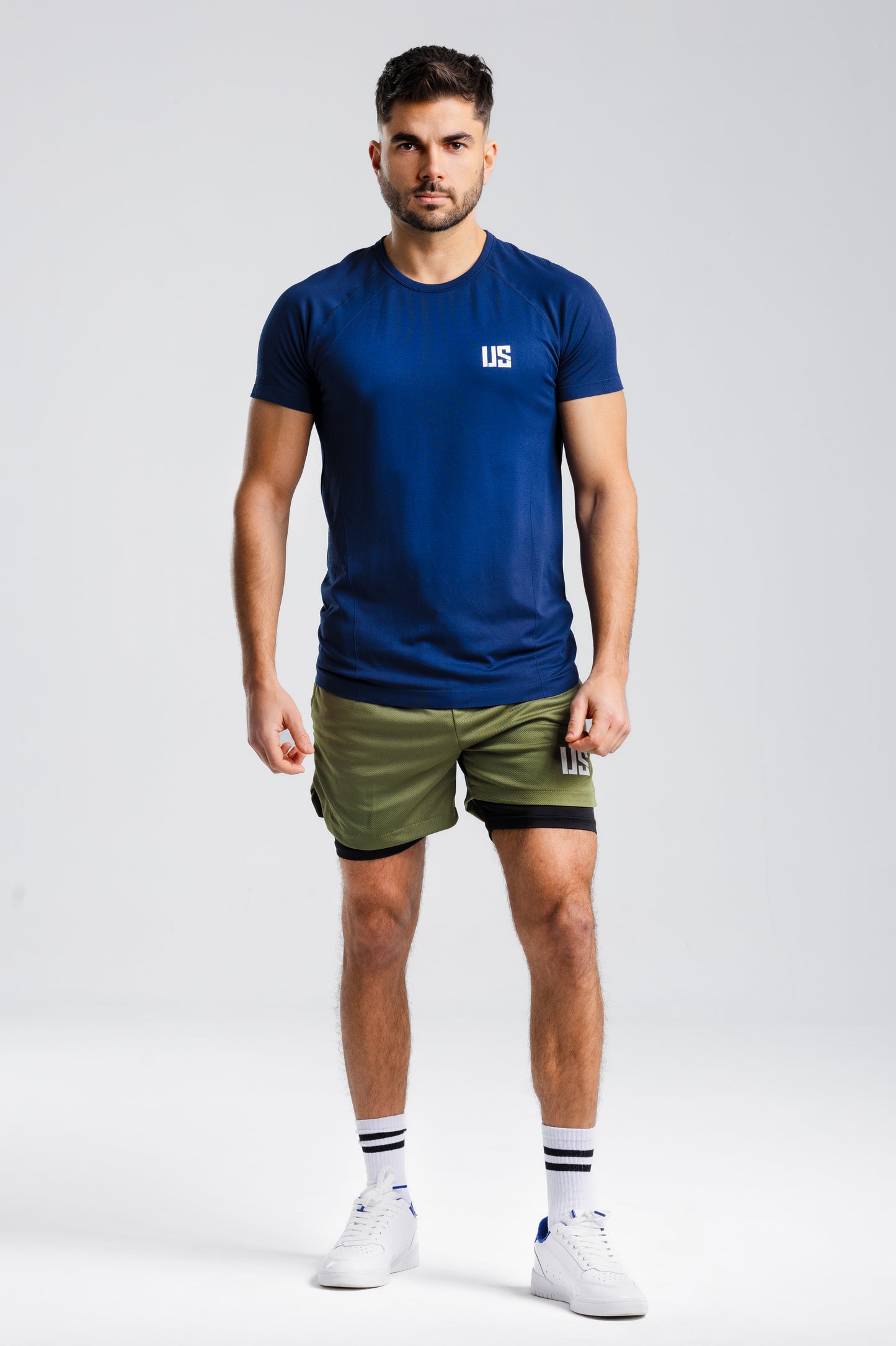 T-shirt bezszwowy techniczny navy Colorado