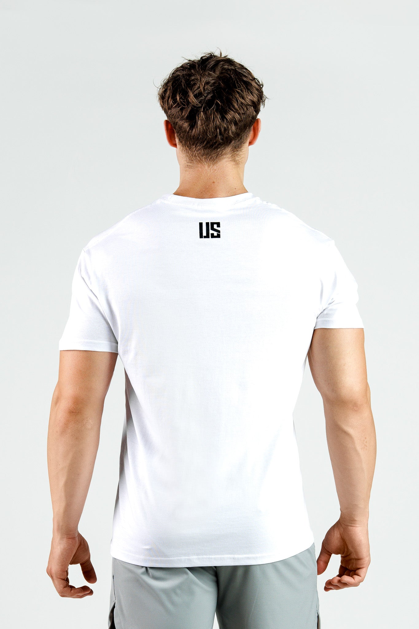 T-shirt bezszwowy bawełniany biały MAKEUS Tampa