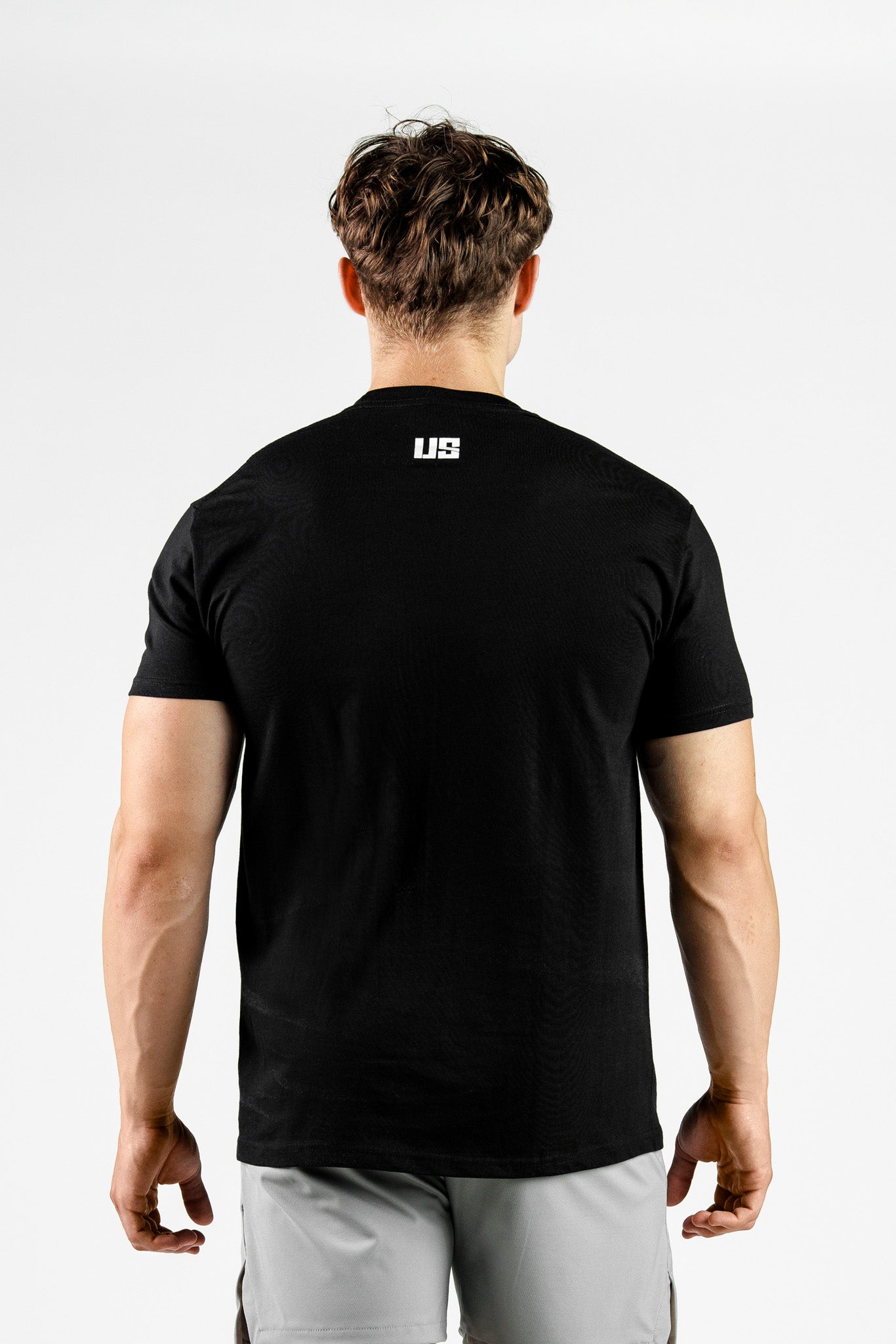 T-shirt bezszwowy bawełniany czarny MAKEUS Tampa