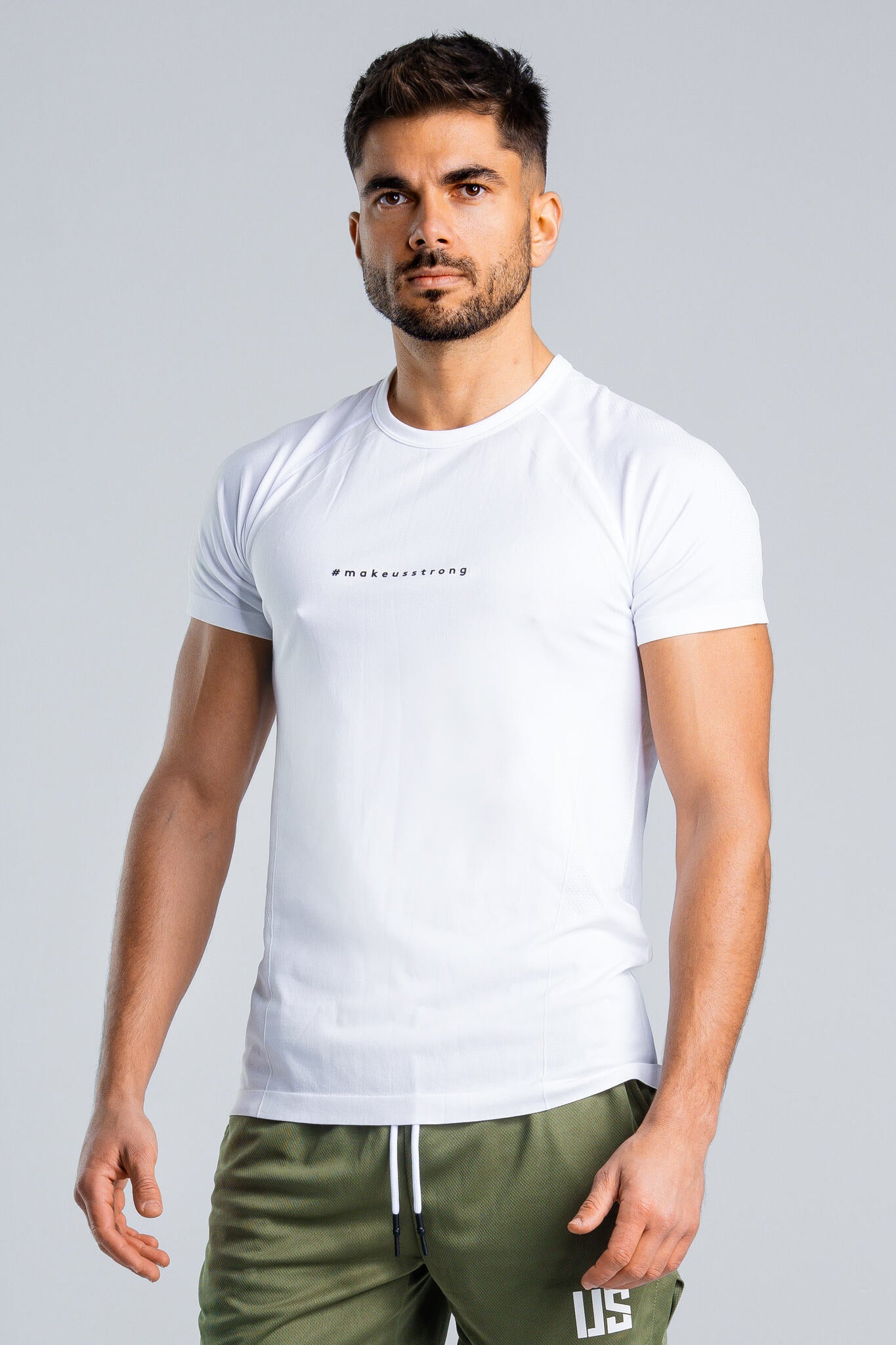 T-shirt bezszwowy techniczny biały Colorado II