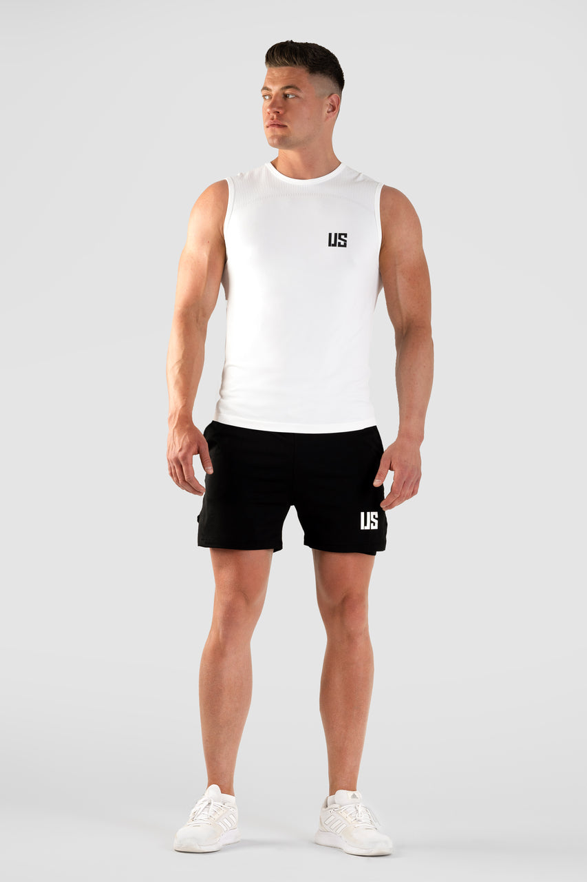 Tank Top bezszwowy techniczny biały Denver