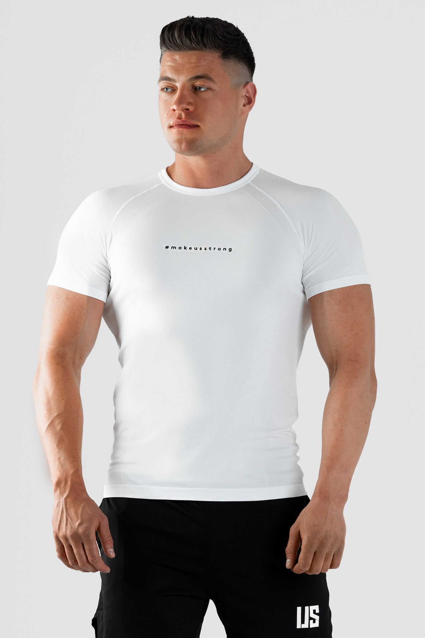 T-shirt bezszwowy techniczny biały Colorado II