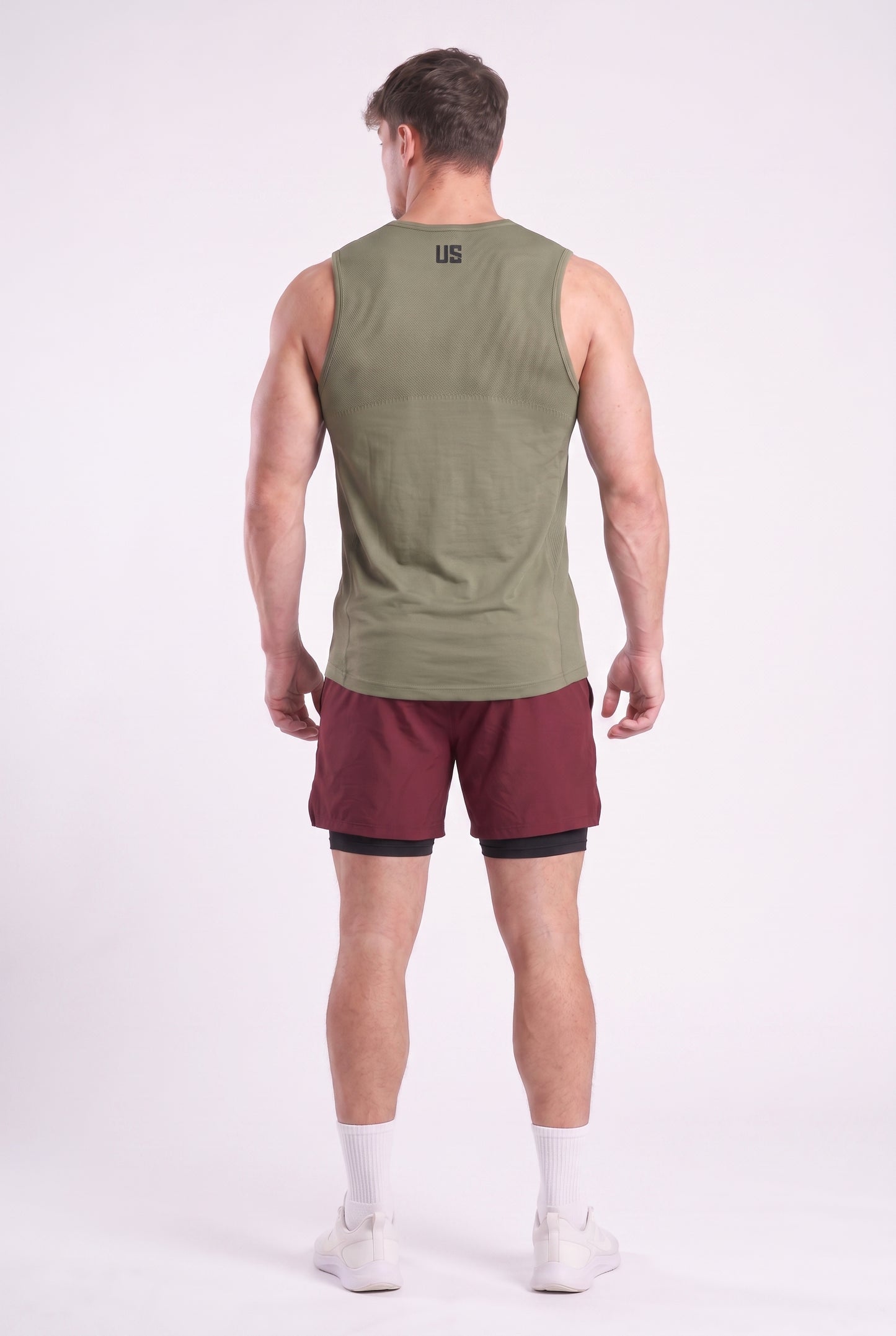 Tank Top bezszwowy techniczny khaki Denver
