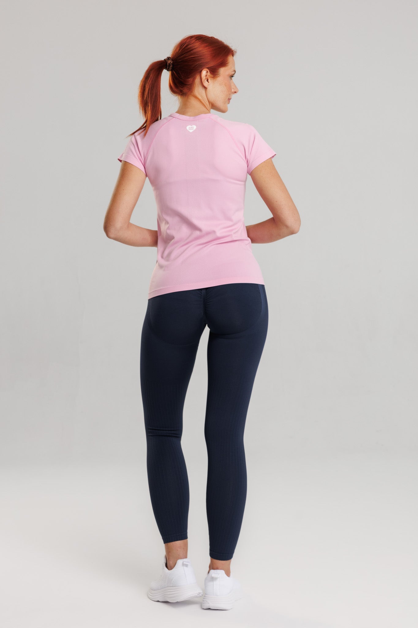 T-shirt bezszwowy techniczny PRO różowy Arizona