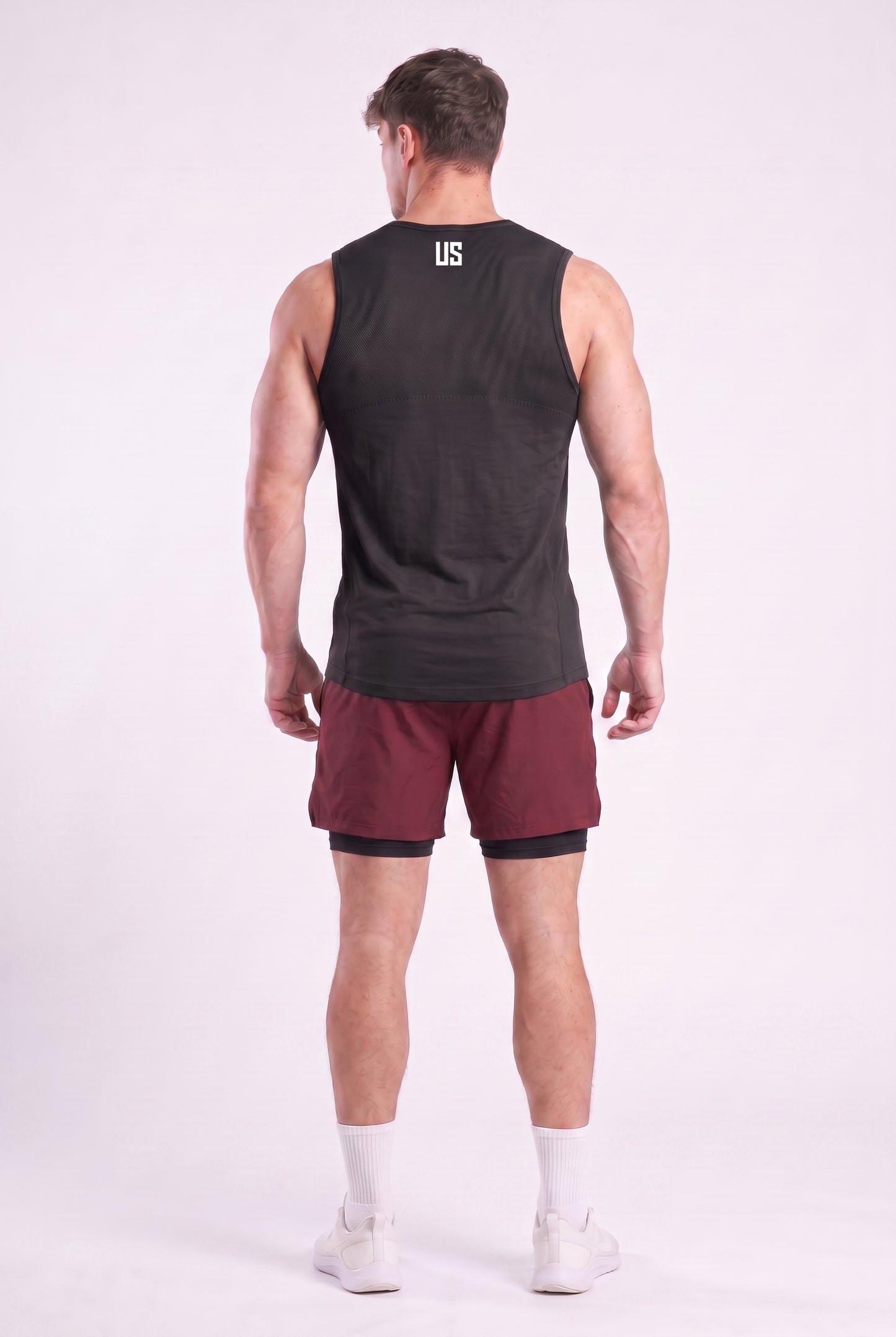 Tank Top bezszwowy techniczny czarny Denver