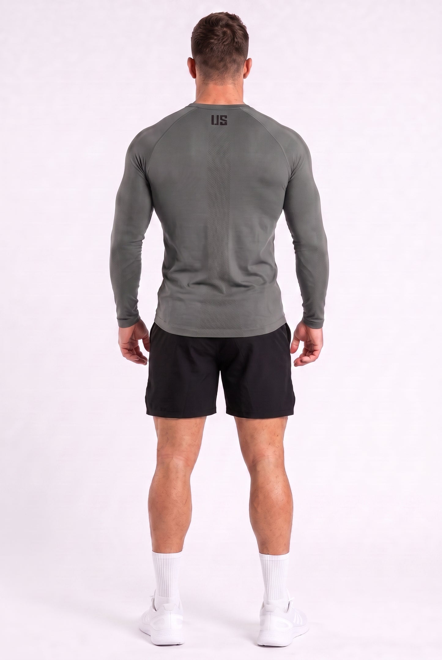 Longsleeve bezszwowy techniczny PRO grafitowy Columbia