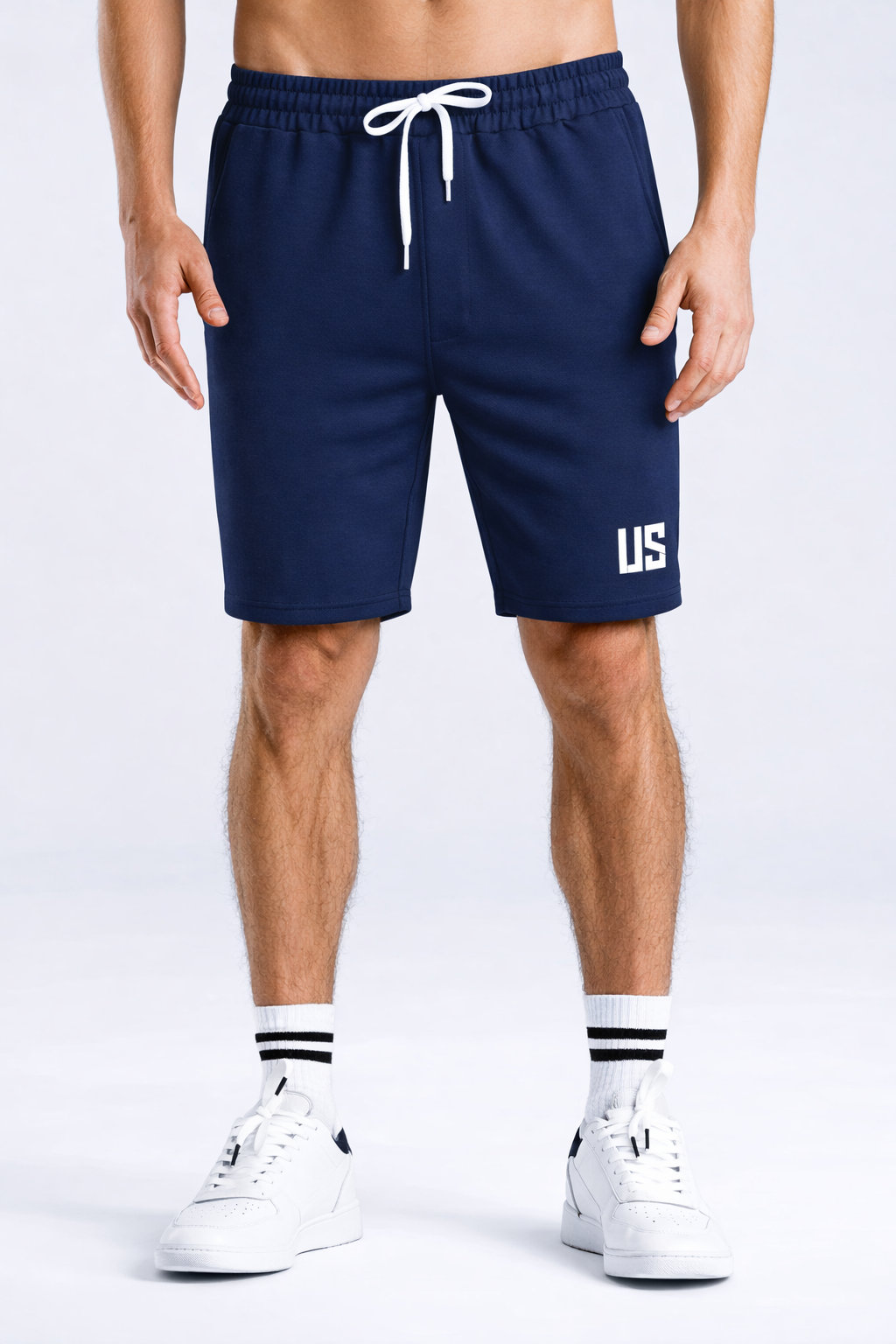 Krótkie spodenki dresowe granatowe Portland