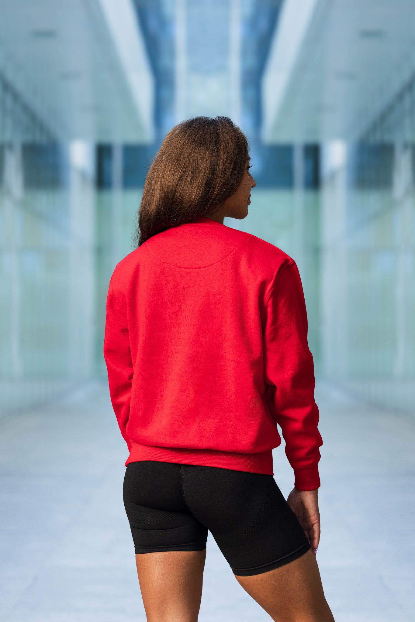 Bluza dresowa damska czerwona Marietta
