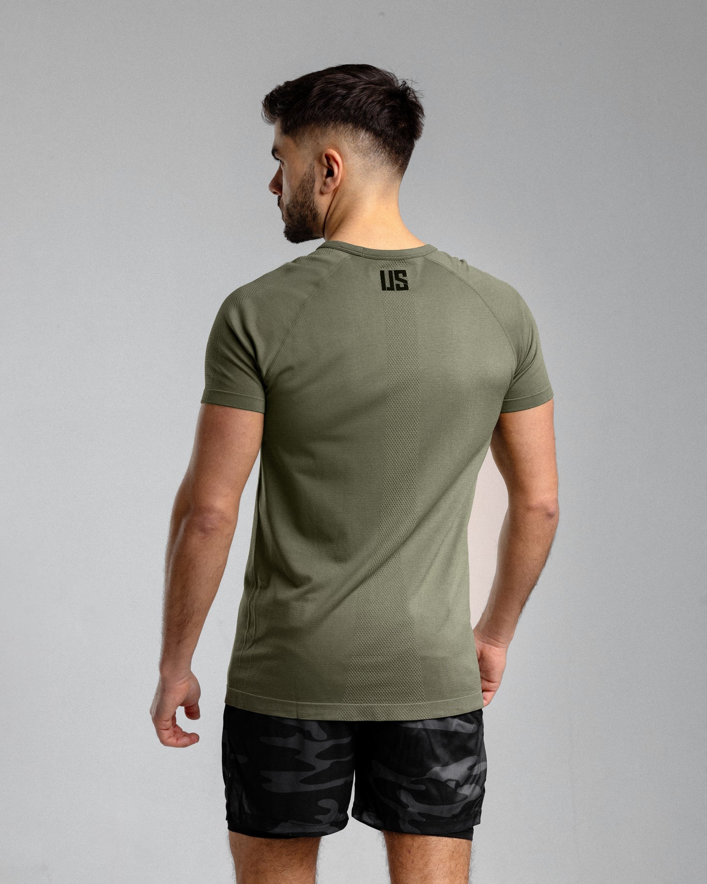 T-shirt bezszwowy techniczny forest green Colorado