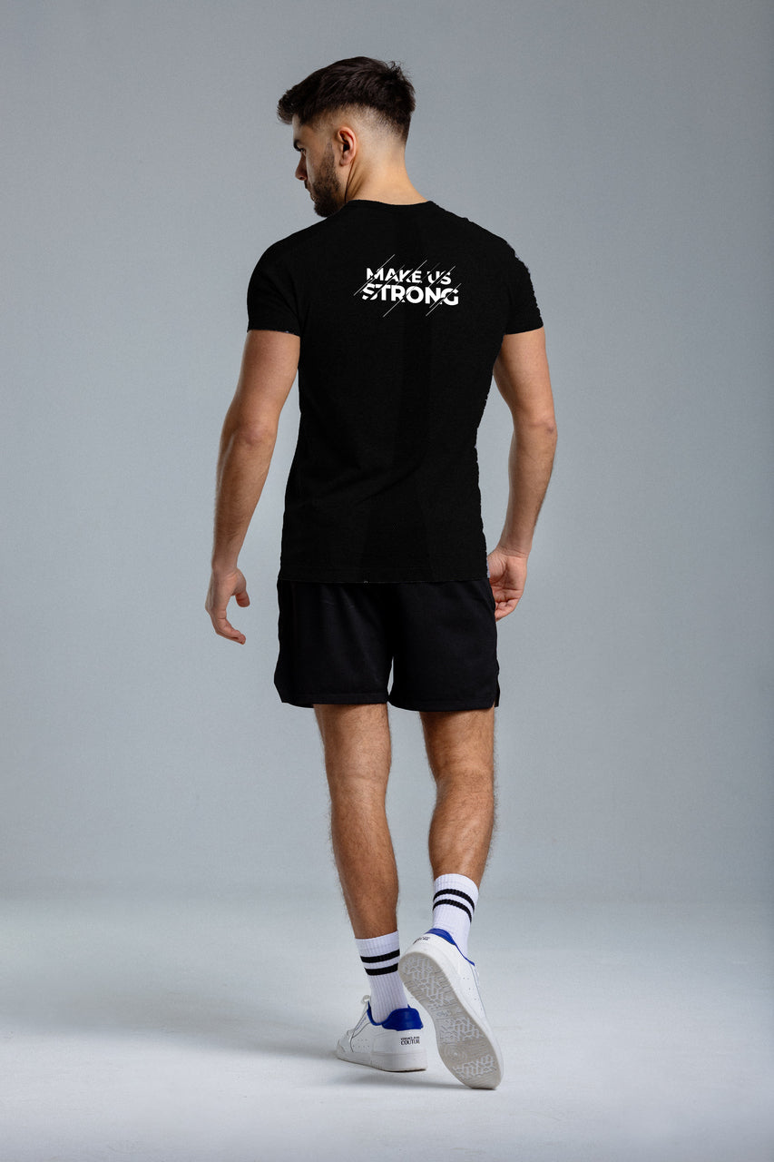 T-shirt bezszwowy techniczny czarny Colorado Cut