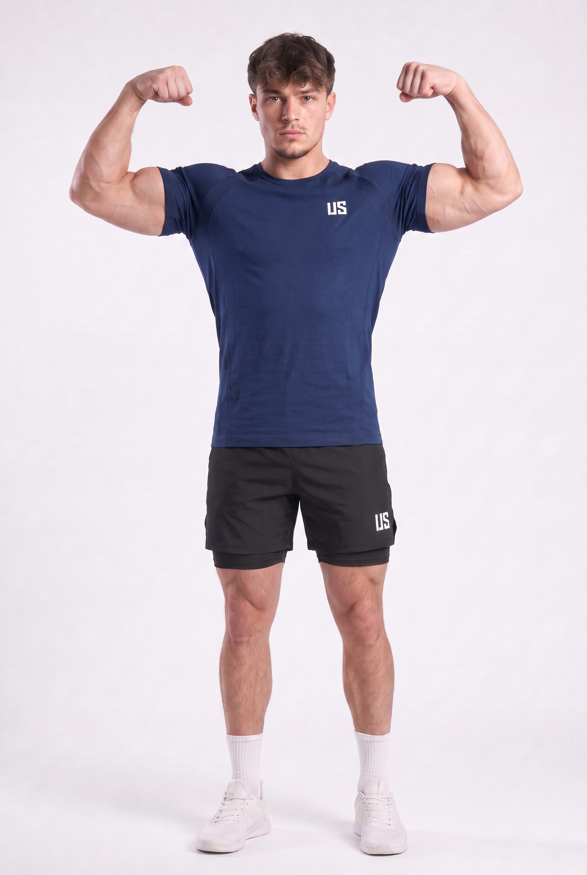 T-shirt męski bezszwowy techniczny PRO navy - Colorado