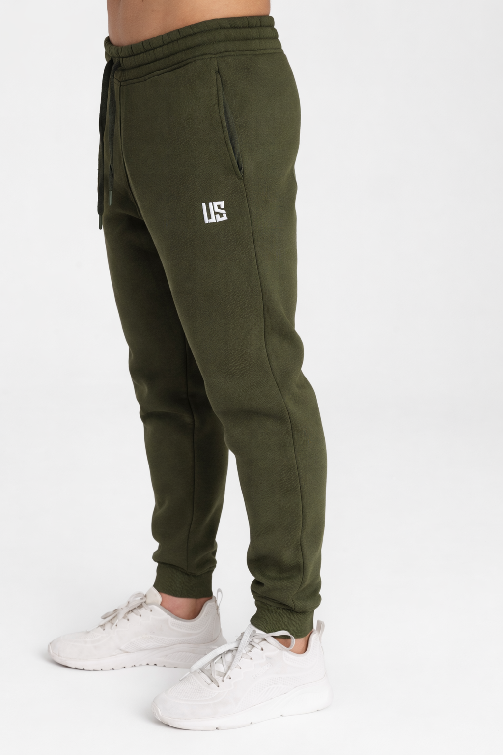 Spodnie dresowe joggery męskie khaki Zion SOFT PRO