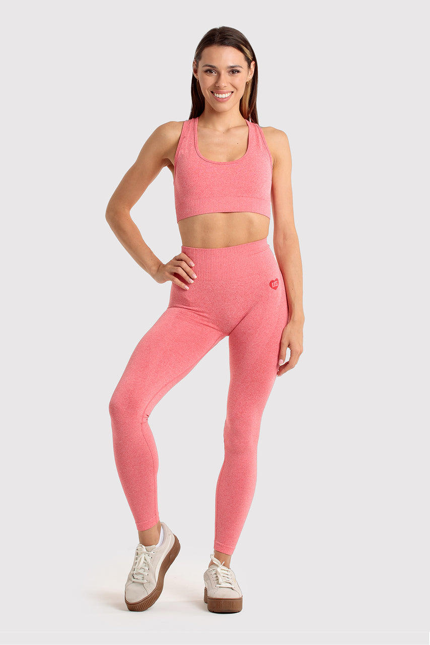 Legginsy bezszwowe sportowe koralowe Soho