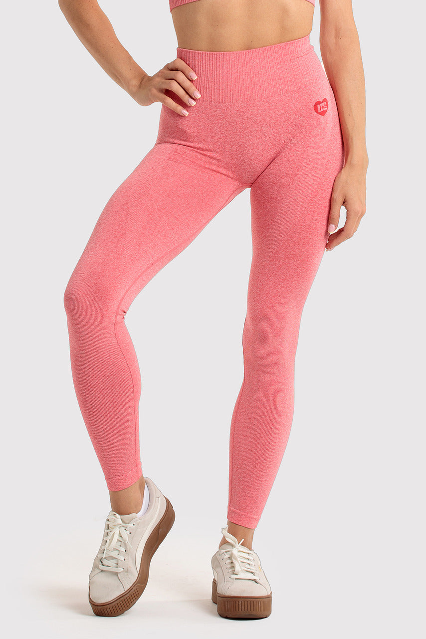 Legginsy bezszwowe sportowe koralowe Soho