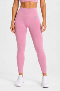 Legginsy bezszwowe PUSH UP PRO II dusty rose - Nevada