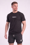 T-shirt bezszwowy bawełniany czarny MAKEUS Tampa