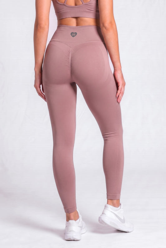Legginsy bezszwowe PUSH UP PRO cappuccino Georgia 2.0