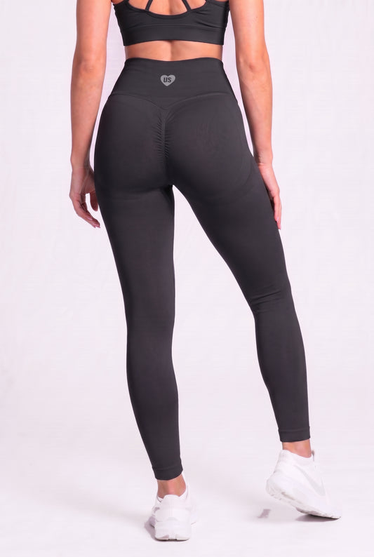 Legginsy bezszwowe PUSH UP PRO czarne Georgia 2.0