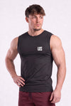 Tank Top bezszwowy techniczny czarny Denver
