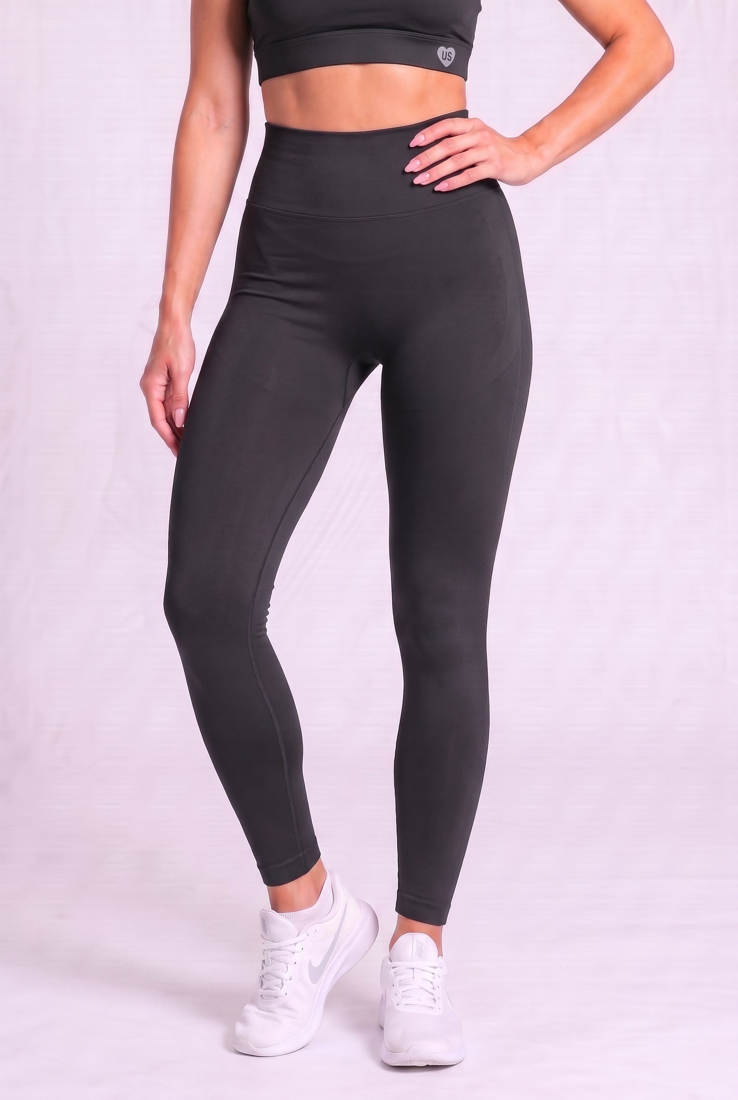 Legginsy bezszwowe PUSH UP PRO czarne Georgia 2.0