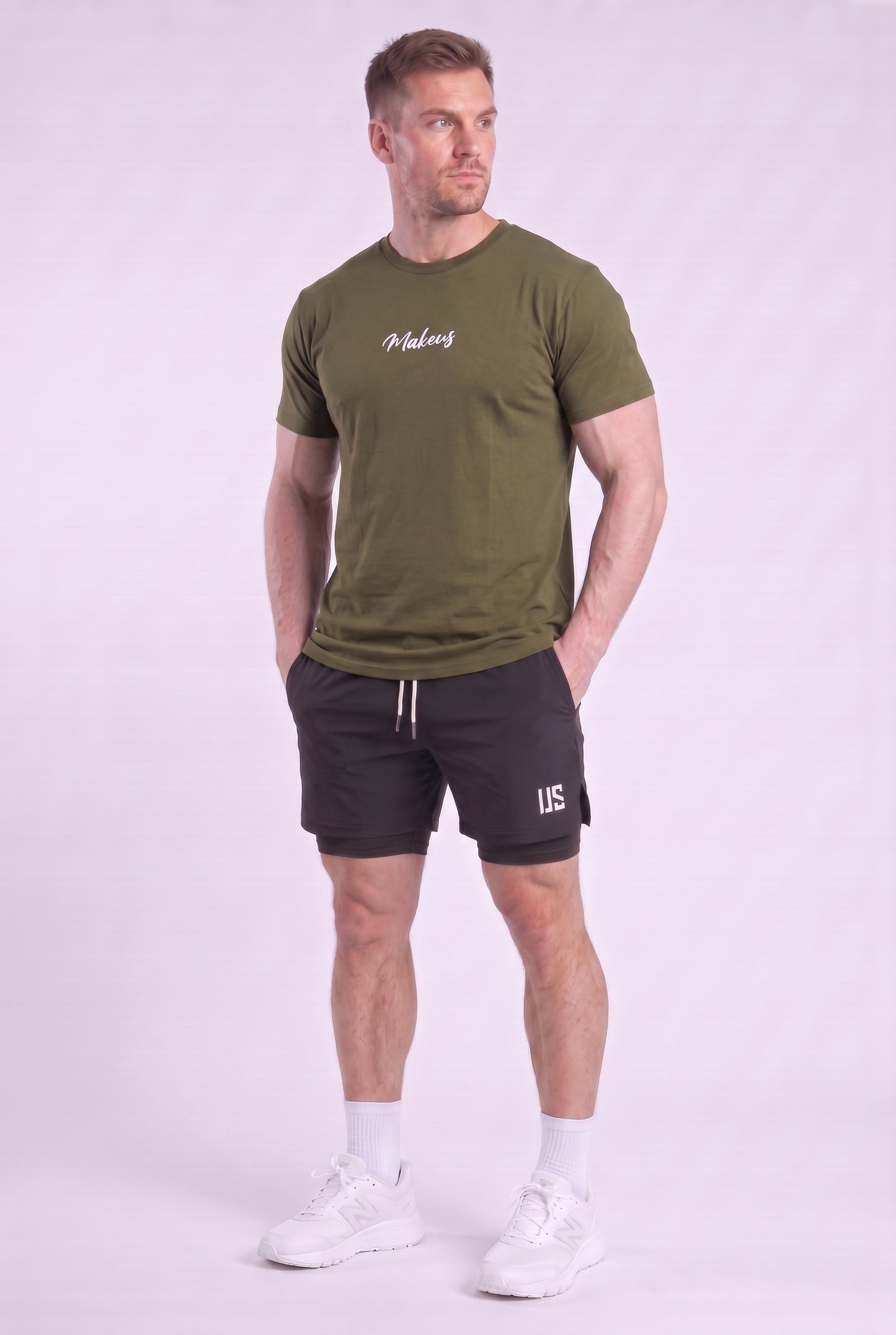 T-shirt bezszwowy bawełniany forest green MAKEUS Tampa