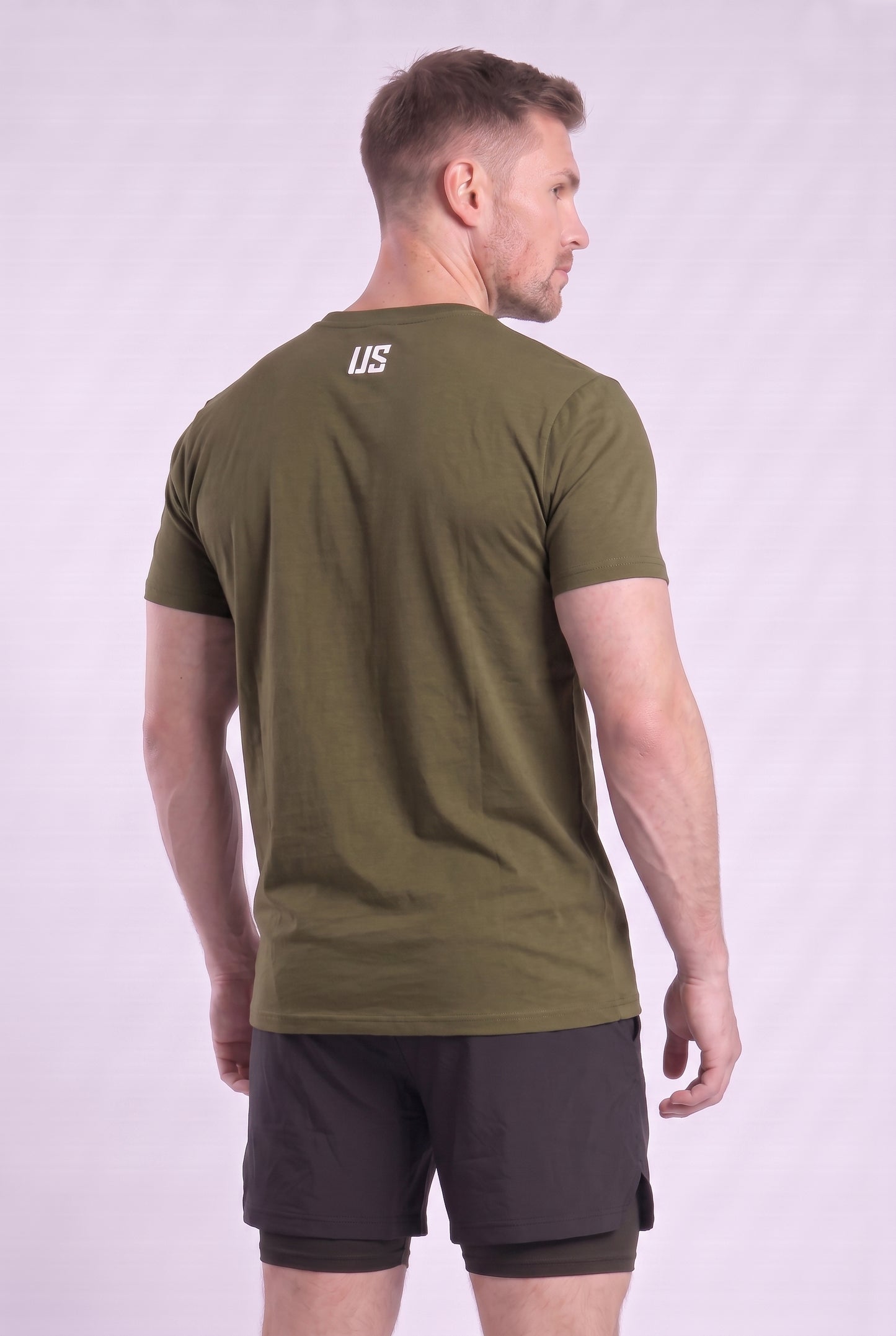 T-shirt bezszwowy bawełniany forest green MAKEUS Tampa