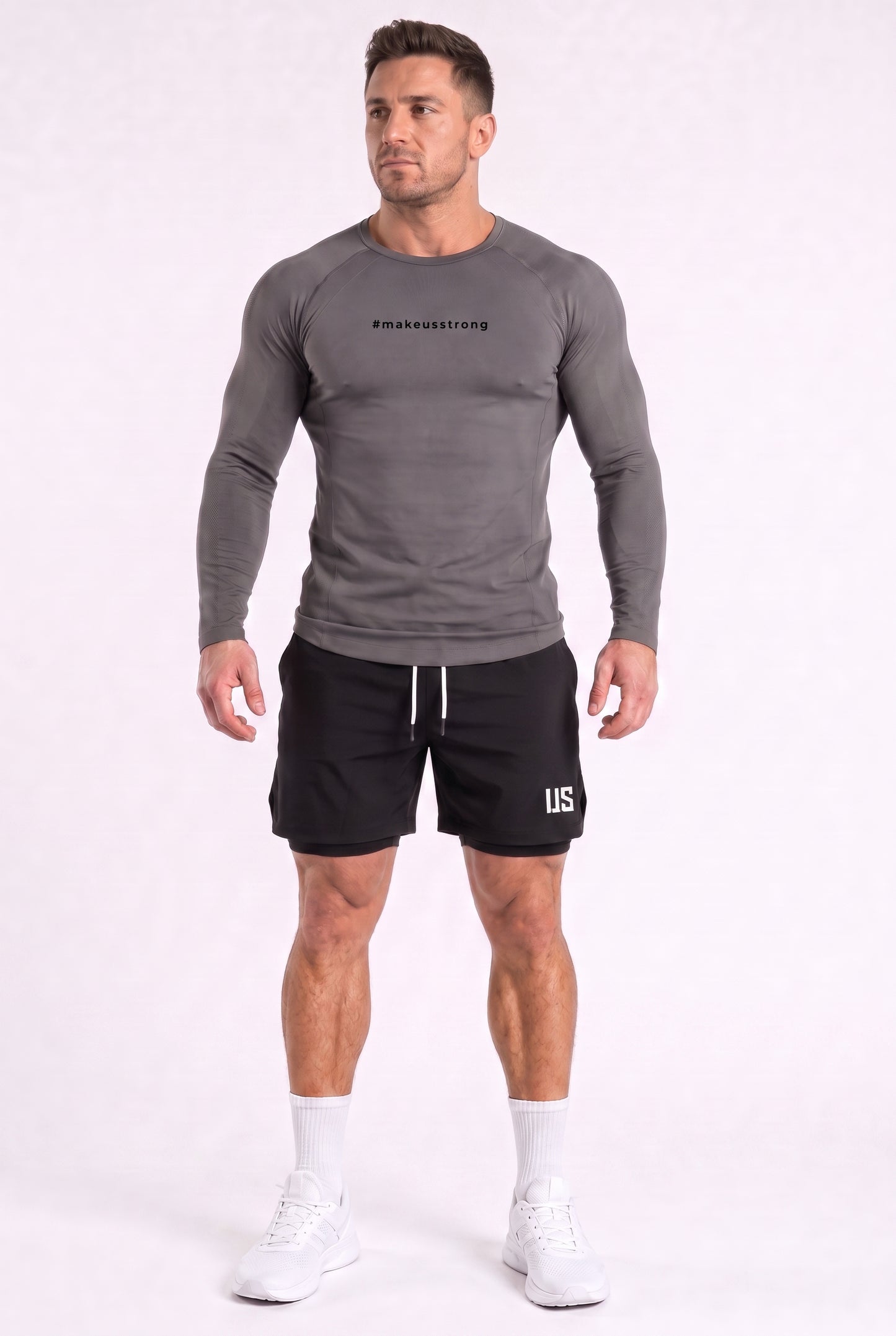 Longsleeve bezszwowy techniczny PRO grafitowy Columbia II