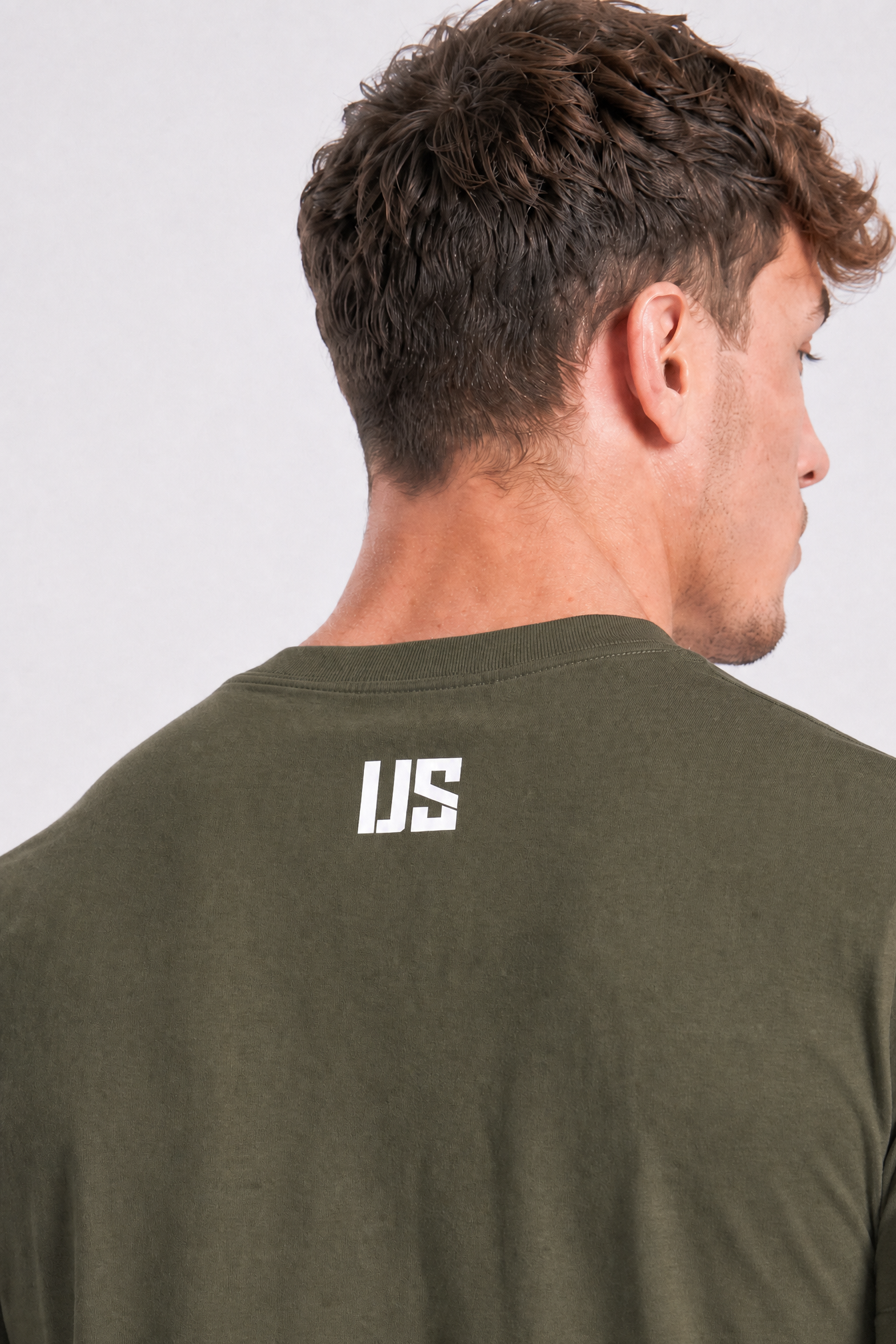 T-shirt bezszwowy bawełniany forest green US Tampa