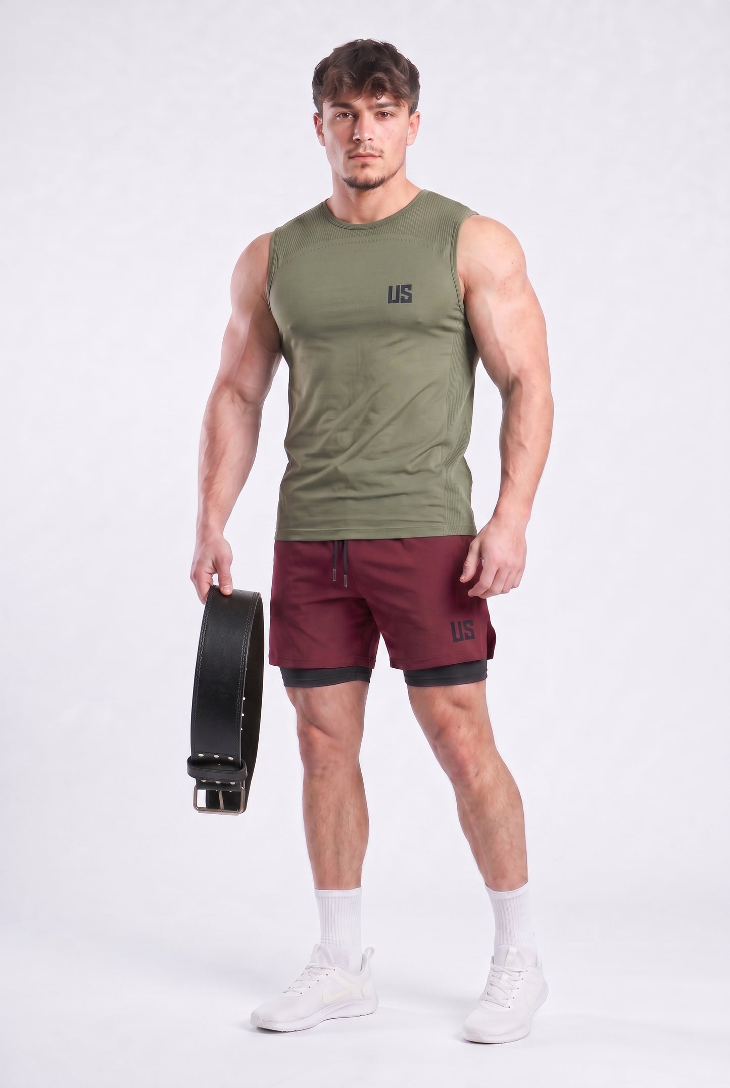 Tank Top bezszwowy techniczny khaki Denver