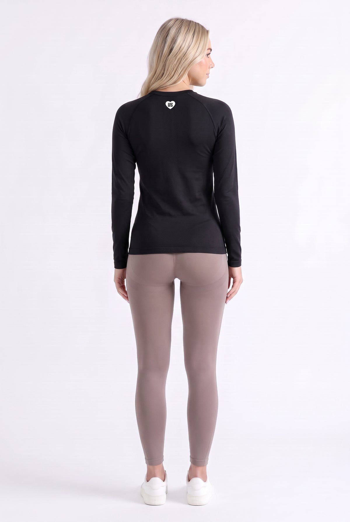 Longsleeve damski bezszwowy techniczny PRO czarny - Dakota