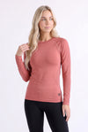 Longsleeve damski bezszwowy techniczny PRO różowy - Dakota