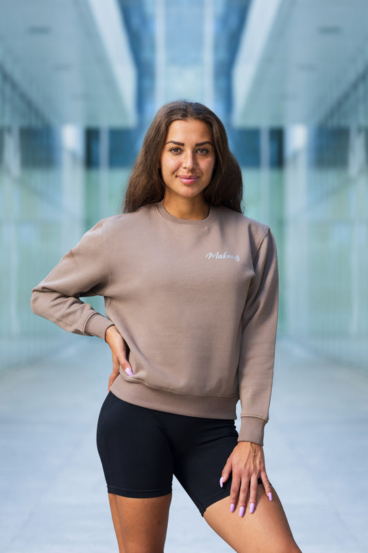 Bluza dresowa damska latte Marietta