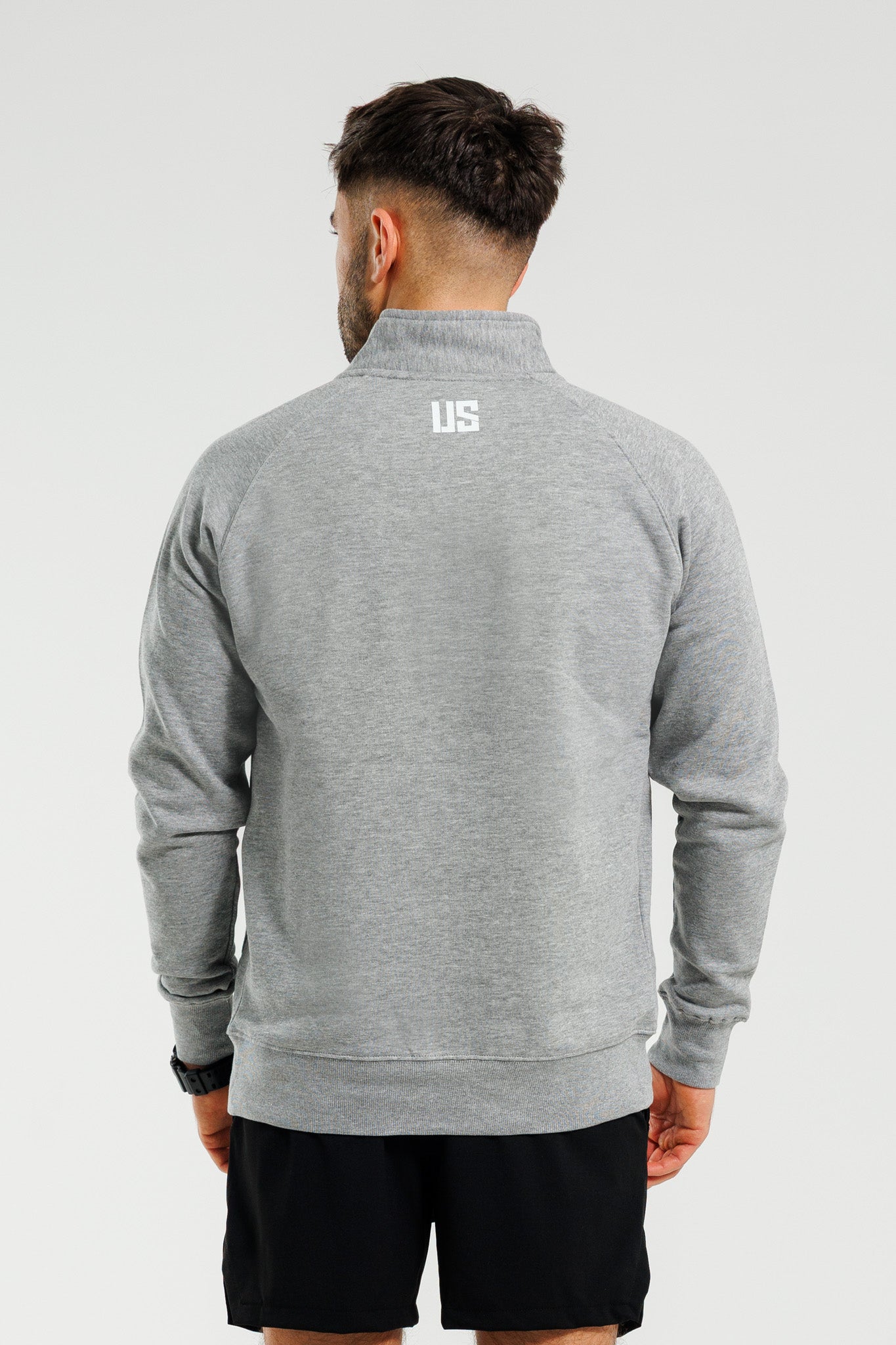 Bluza dresowa męska bluza rozpinana szara Bryce