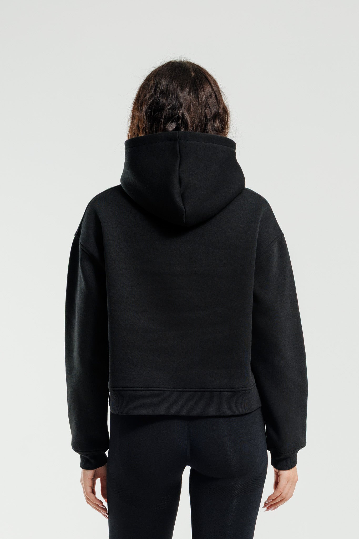 Bluza dresowa z kapturem czarna Everly