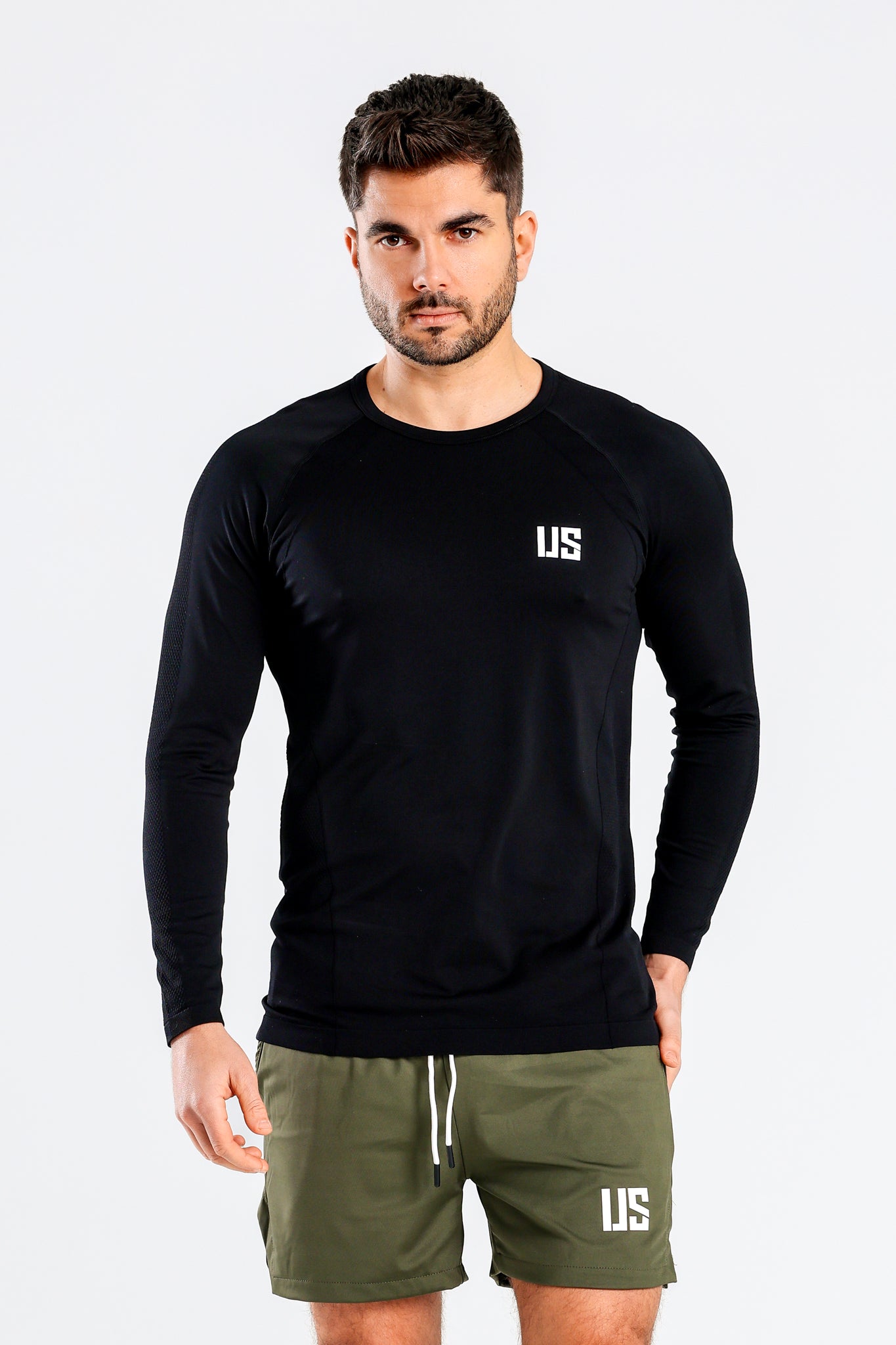 Longsleeve bezszwowy techniczny PRO czarny Columbia