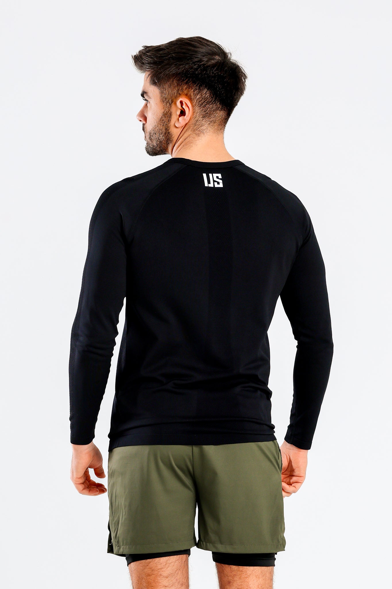 Longsleeve bezszwowy techniczny PRO czarny Columbia