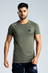 T-shirt bezszwowy techniczny khaki Colorado