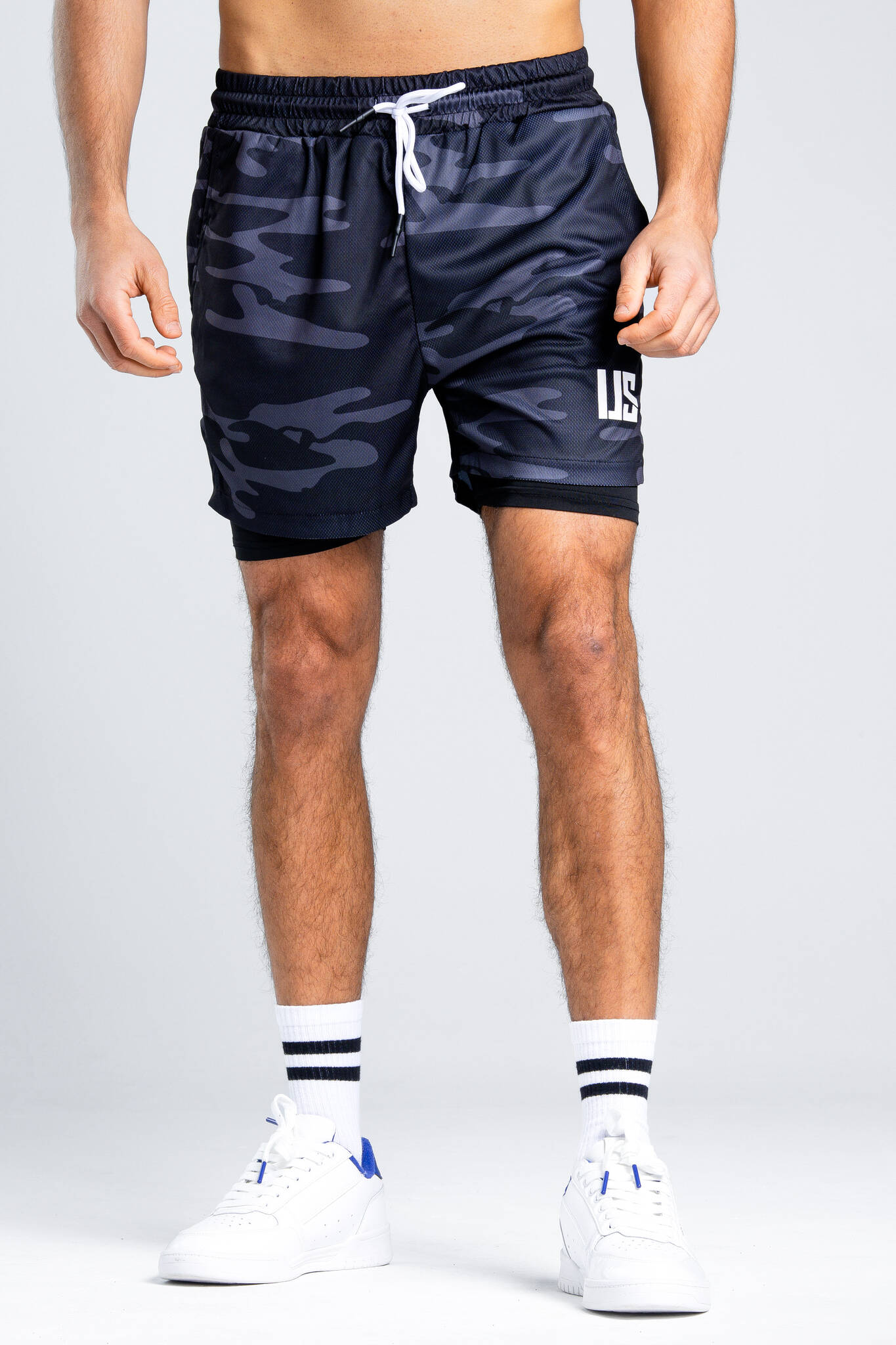 Camp David camo shorts