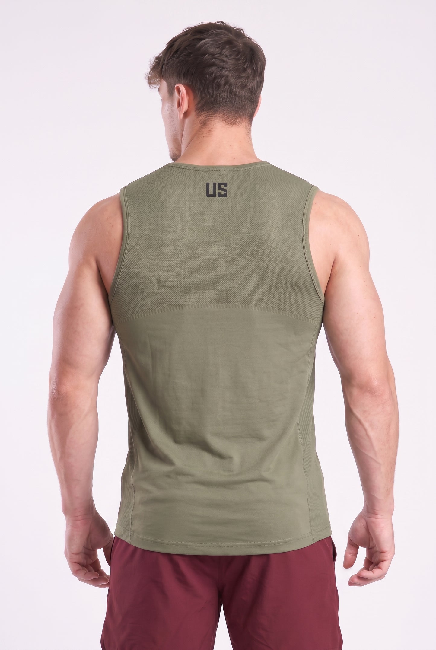 Tank Top bezszwowy techniczny khaki Denver