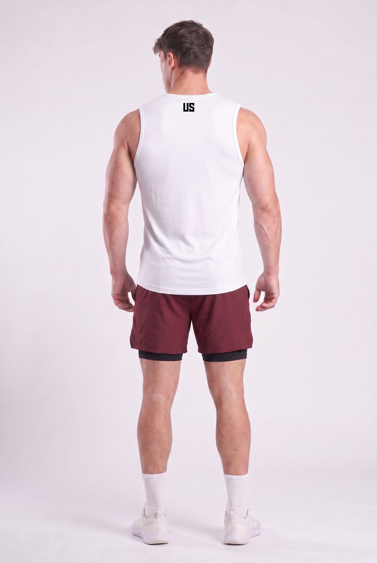Tank Top bezszwowy techniczny biały Denver