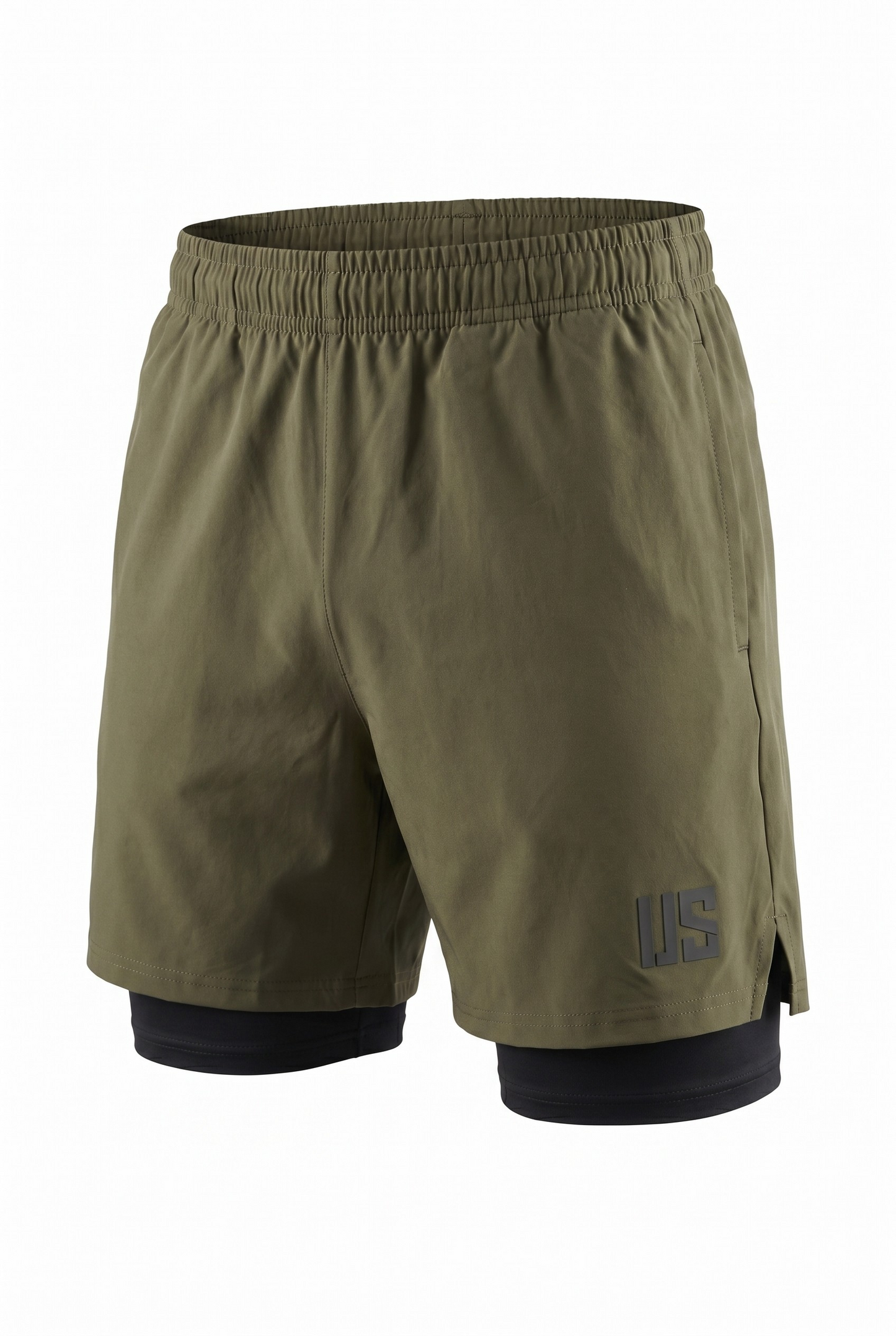 Spodenki do biegania PRO szybkoschnące khaki Camp Runner