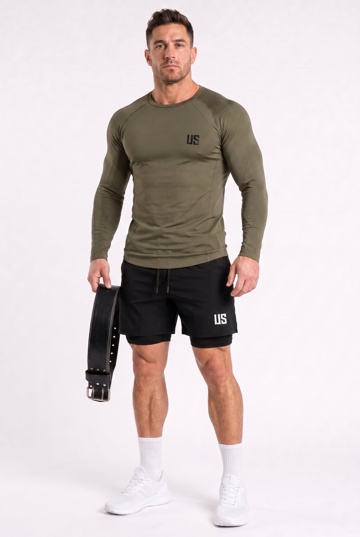 Longsleeve bezszwowy techniczny PRO force green Columbia